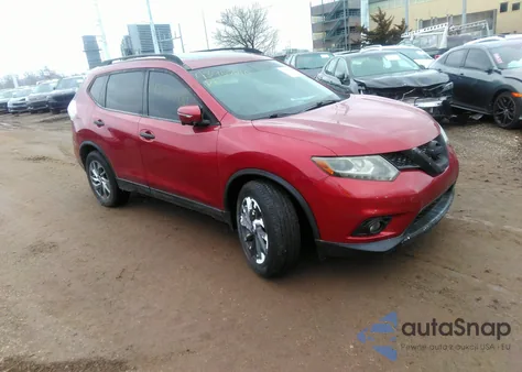 2015 Nissan Rogue Sl z USA, uszkodzony, nr VIN 5N1AT2MV5FC899454